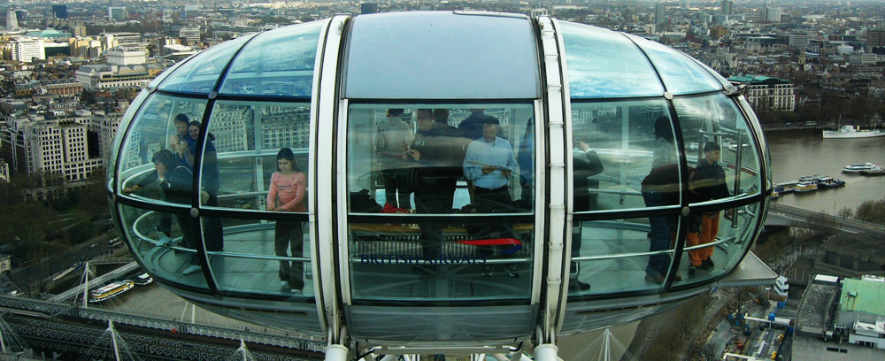 Inside London Eye 13