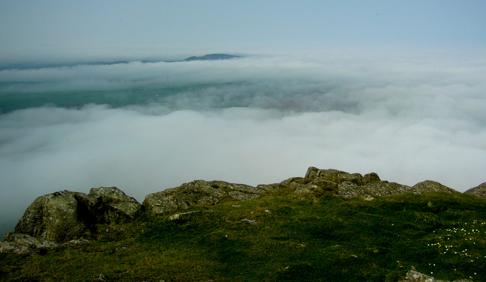 Above the clouds on the Llyn Peninsula