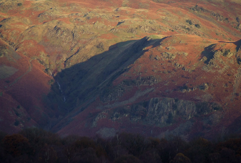 Sunlit hill