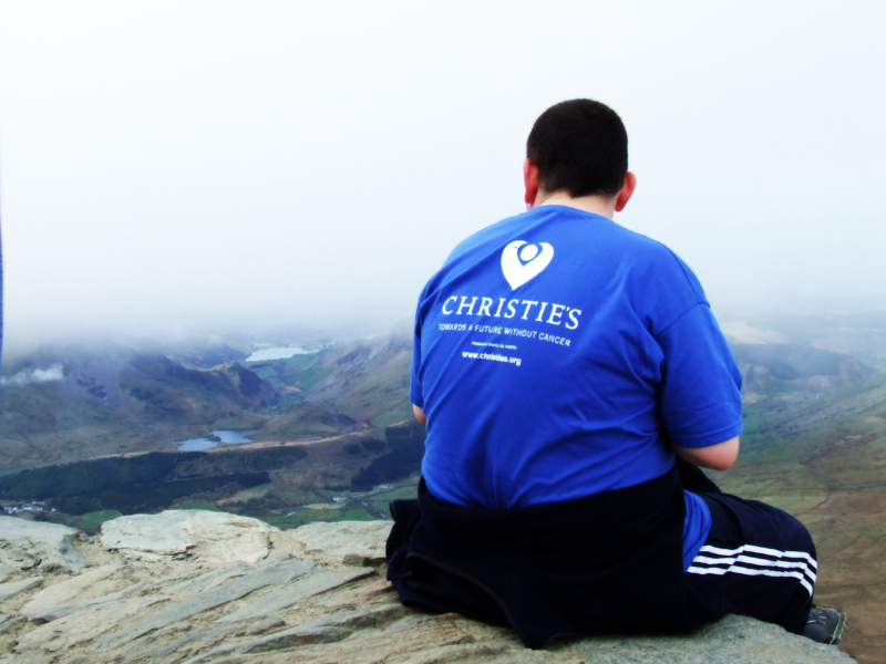 Christies Charity at the top of Snowdon
